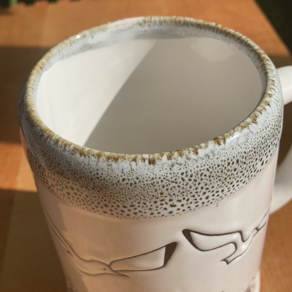 Large Seagull Bird Wave Large Coffee Mug Stein - Picture 4 of 5